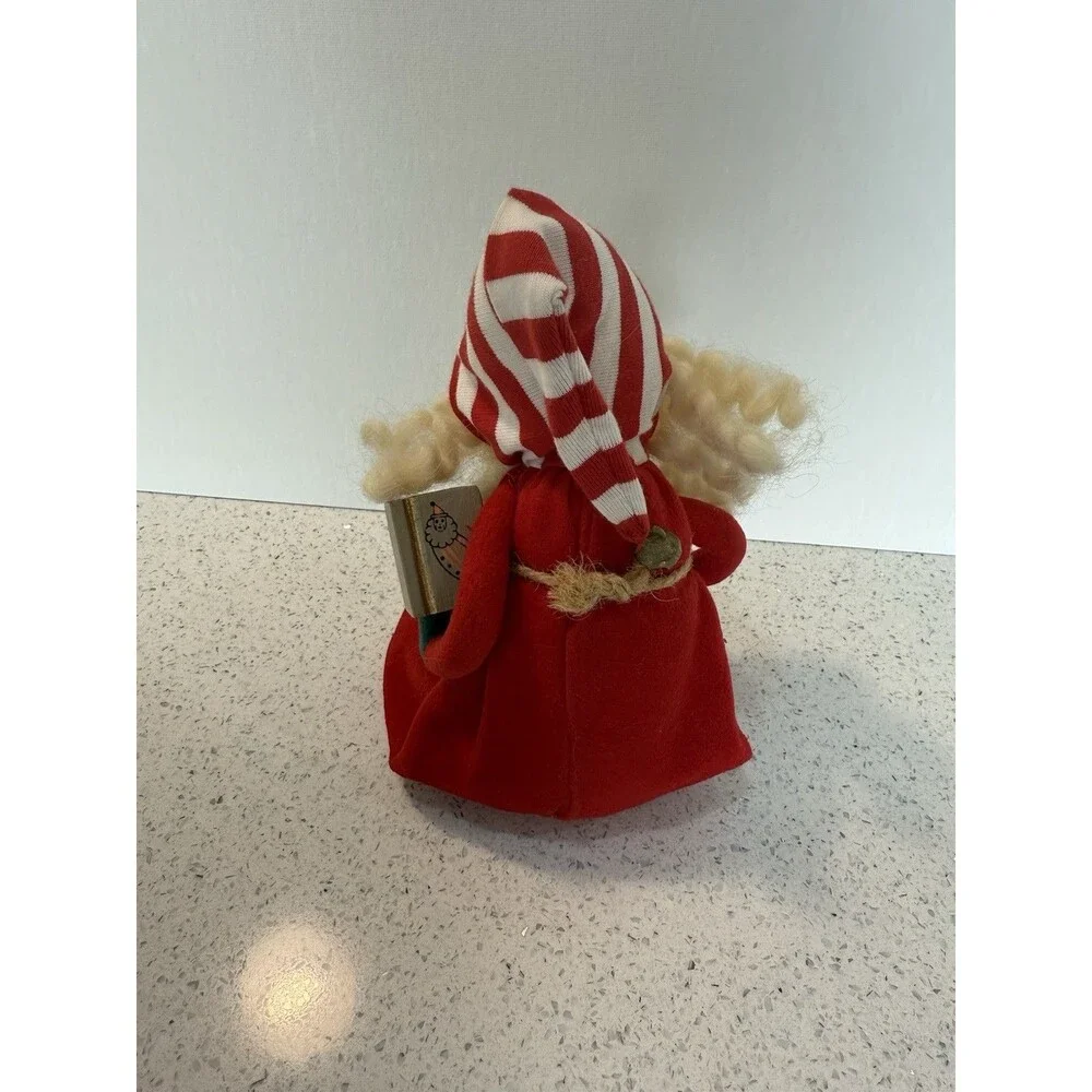 Vintage Shelf Sitter SANTA CLAUS Bendable Figure Christmas Decor 12